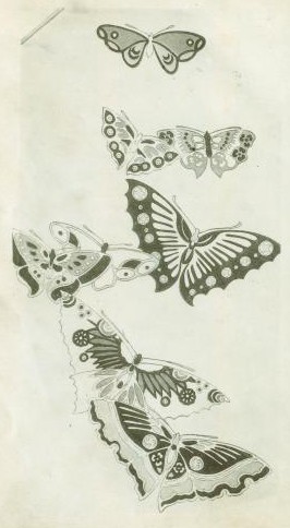 Papillons et Grues